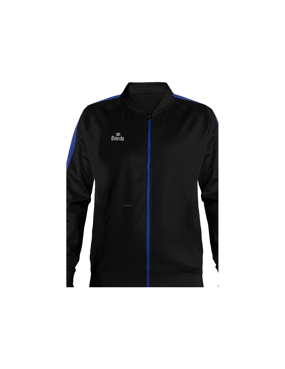 Slim Fit Tracksuit Black/Blue*++*Slim Fit Tracksuit Black/Blue